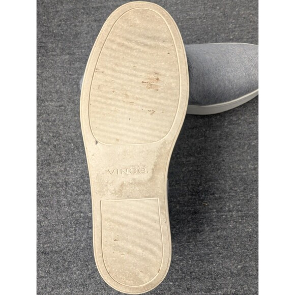 Vince Warren Platform Slip On Sneakers Size 6.5 Women's Gray Leather Suede - Picture 8 of 15